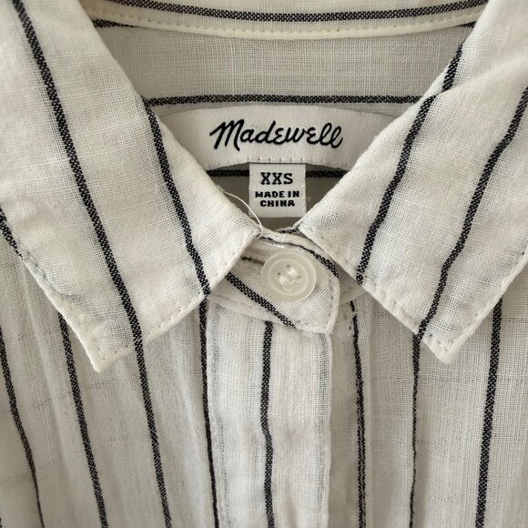 Embroidered Lightweight Button Down Blouse from Madewell - Picture 4 of 5